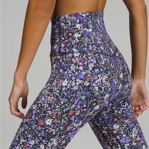 Lululemon Align HR Crop 21” Flower Burst Multi FLBM High Rise...